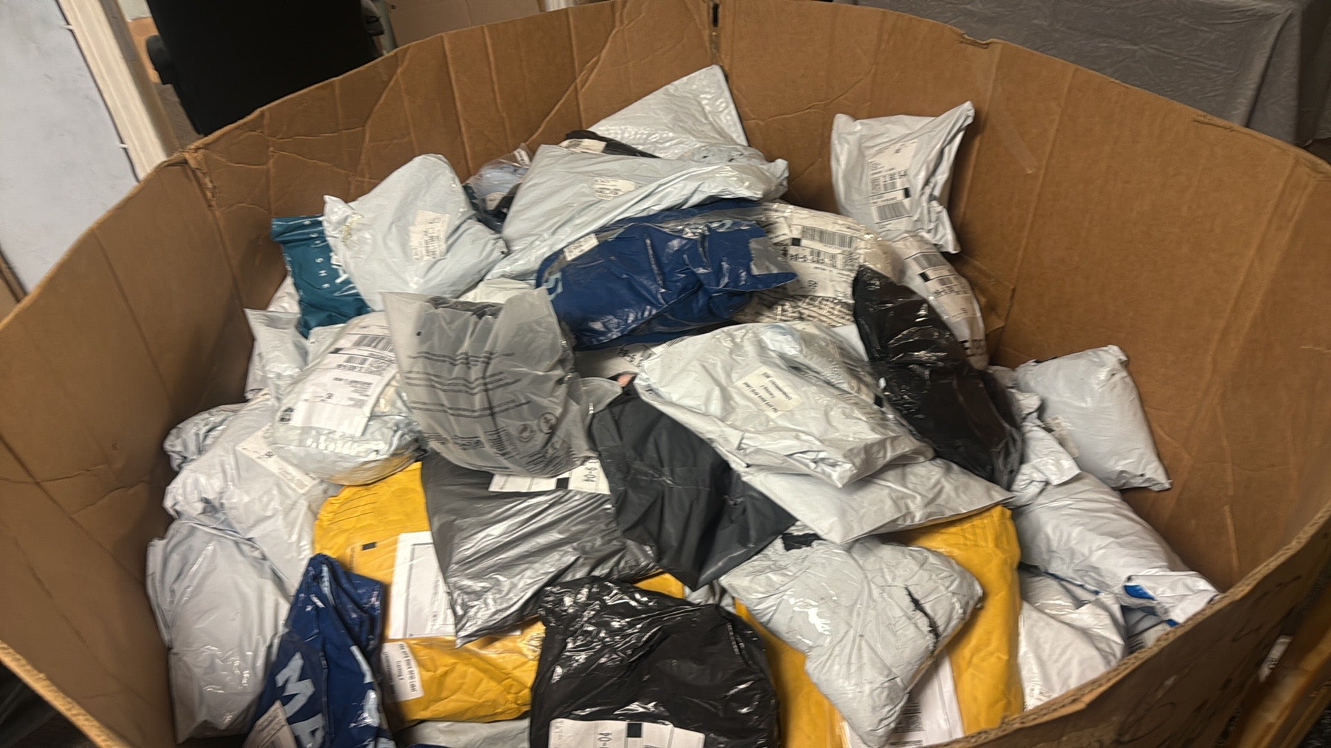 Large undeliverable mail only box